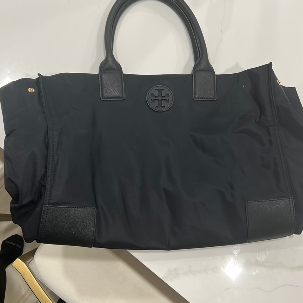 Tory Burch black large bag nylon